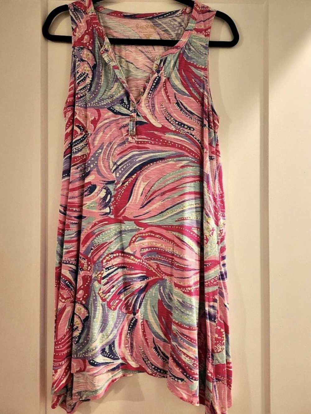Lilly Pulitzer Abstract Mini Dress in a Size Medium